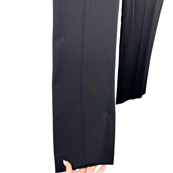NYDJ Black High Waisted Lift & Tuck Pleated Straight Pants 4/ Small Career - Picture 5 of 7